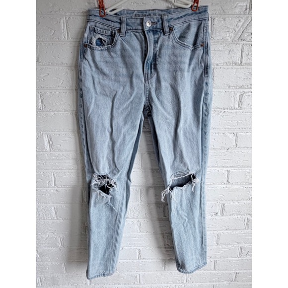 American Eagle Outfitters Denim - American Eagle Outfitters Mom Jeans Light Distressed Denim Women's Size 2 Short